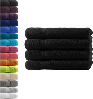 Hometex Premium Textiles Handtuch in Premium Qualität 500 g/m², Feinster Frottier-Stoff 100% Baumwolle, 4x Handtuch, weich, saugfähig, extra schwer & flauschig - TEST BILD TOP MARKE 2025