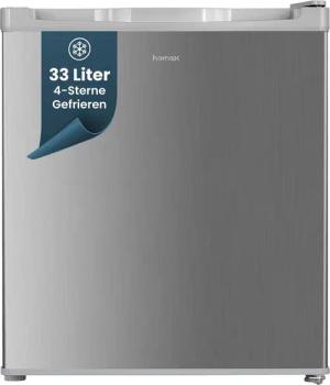 homeX Gefrierschrank FM1015-S, 51 cm hoch, 44 cm breit, Mini Gefriertruhe, Tiefkühlschrank klein, Gefrierbox, Freezer, 33 L