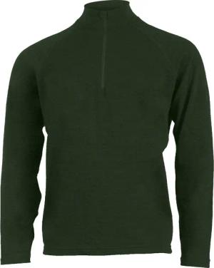 HONOS pánské vlněné merino triko se zipem