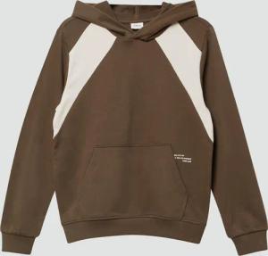 Hoodie mit Kontrast-Details und großem Back-Print