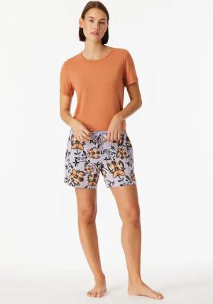 Hose kurz Blumen multicolor - Mix+Relax 36