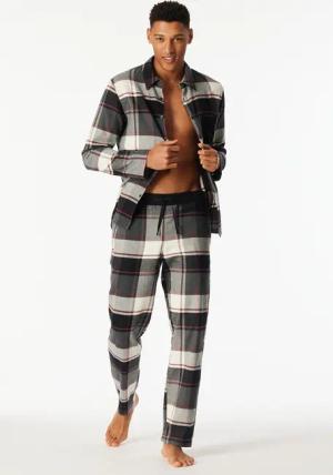 Hose lang Flanell Karos multicolor - Mix+Relax 56