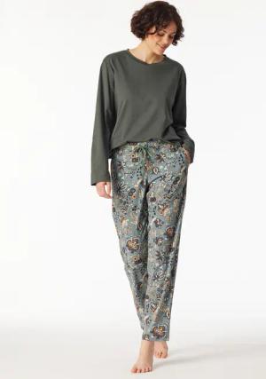 Hose lang mineral gemustert - Mix+Relax 36