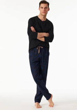 Hose lang multicolor bedruckt - Mix+Relax 48