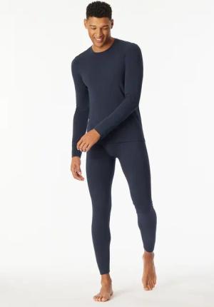 Hose lang wärmend nachtblau - Casual Warming 9