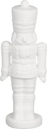 House of Seasons Weihnachtsfigur House of Seasons Nussknacker weiß 6,5 x 5,5 x 18,5