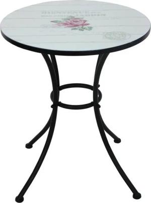 HTI-Living Gartentisch Gartentisch Celia Bienvenue (Stück, 1-St., 1 Gartentisch), Balkontisch Terrassentisch Metalltisch