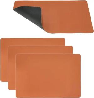 HTI-Living Platzset Tischset 4 - teilig Karamell/Schwarz, (Set, 4-St., 4 Platzdecken), Platzdecke