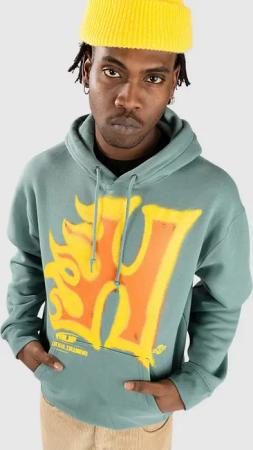 HUF Heat Wave Hoodie sage