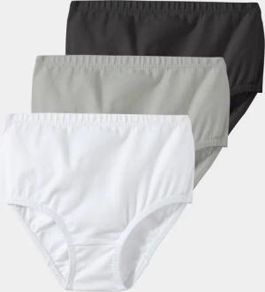 Hüftslip im 7er-Pack - weiß / grau / schwarz - Gr. 54 von Goldner Fashion
