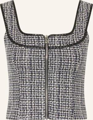 HUGO Cropped-Top CUSENE aus Tweed