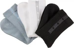 HUGO Socken 3P QS TONAL TAPE (Packung, 3-Paar) mit kontrastfarbenen Logoschriftzug