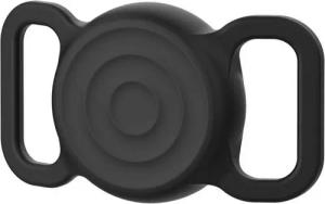 Hurtel Schlüsselanhänger (AirTag-Hülle für Haustierhalsbänder), Wasserdichtes Silikon mit sicherem Halsbanddurchzug