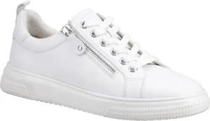 Hush Puppies Martha Leder Damen Weiße Sneaker