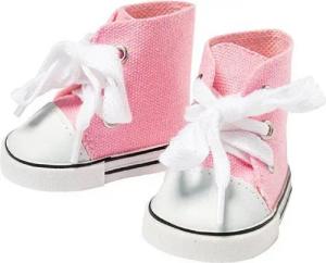 I´m a Girly Puppenkleidung Puppenschuhe Chucks rosa Puppenbekleidung für Puppe 43 cm Sneaker pink (2er Set, 2-tlg., 2 Teile), Puppenbekleidung Puppen Accessoires Zubehör für 43cm Puppe + Baby Born