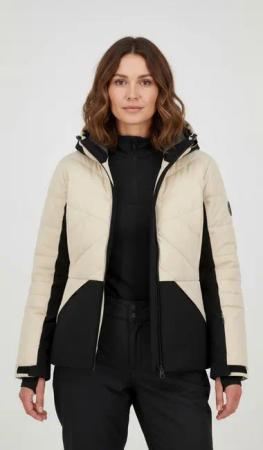 Icepeak Skijacke ICEPEAK EVELETH mit regulierbarer Kapuze und Stehkragen, verstellbare Ärmelbündchen