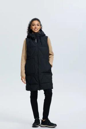 Icepeak Steppweste AGRIA mit Daunenoptik, mit fester Kapuze, wasserdicht und winddicht