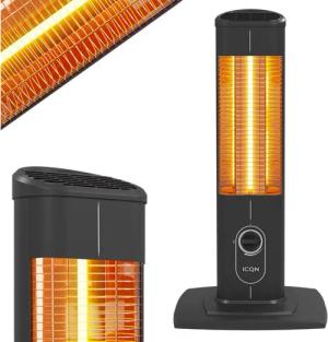ICQN Heizstrahler IC1500 Stand Heizstrahler, Infrarotheizung, 1500 W, IP20