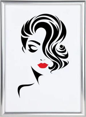 IDEAL TREND Bilderrahmen Classic Leichter Kunststoffbilderrahmen mit Acrylglas Schutz ohne Komp