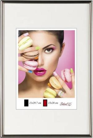 IDEAL TREND Bilderrahmen Photo Style Kunststoff Bilderrahmen Fotorahmen Wanddeko Collage Foto P, für 1 Bilder (1 St), Hochwertiger Kunststoffrahmen halbrunde Leiste Echtglas MDF-Rückwand