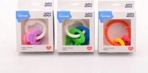 idee+spiel 22268 Silikon-Beißring, sortiert