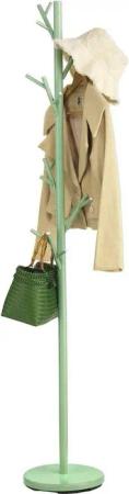 IDIMEX Kleiderständer ZENO, Garderobenständer mit 6 Haken aus Metall Flur Grün