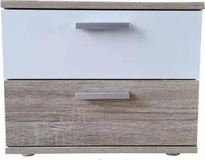 HTI-Line Nachtkommode Nachtschrank Nina mit zwei Schubladen (Stück, 1 St., 1 Nachtschrank), Nachttisch Nachtkommode Nachtkonsole