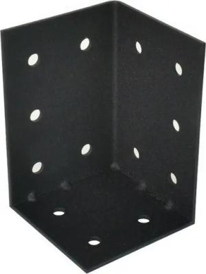 Prima-Online Möbelbeschlag Bettwinkel 70x70x104 mm Schwarz Bettverbinder Winkelbeschlag (4 St)