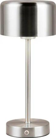 Leonique LED Tischleuchte Kadira, Dimmfunktion, USB-Ladefunktion, LED fest integriert, Warmweiß, Akku Tischlampe mit USB-C Anschluss, Touchdimmer 4 Stufen, Höhe 30cm