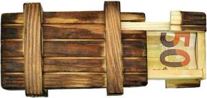 store HD Geschenkbox Magische Rätselbox aus Holz mit einem Geheimfach