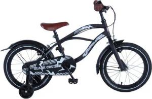 Volare Kinderfahrrad 16 Zoll Kinder Jungen Fahrrad Holland Rad Cruiser Schwarz 21602-CH-IT, Stützräder, Schutzbleche