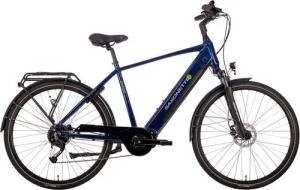 SAXONETTE E-Bike Cityrad Deluxe Sport Man, 9 Gang Shimano Alivio Schaltwerk, Kettenschaltung, Mittelmotor, 418 Wh, Pedelec, Elektrofahrrad für Damen u. Herren