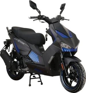 Alpha Motors Motorroller SHARK, 50 ccm, 45 km/h, Euro 5, mit integr. Alarmanlage, Keyless-System und USB-Anschluss