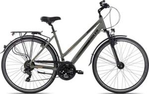 Adler Trekkingrad Verona Trapez, 21 Gang Shimano Tourney 21 Schaltwerk, Kettenschaltung, Trekkingrad 28 Zoll Damenrad braun/beige