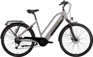 SAXONETTE E-Bike Cityrad Deluxe Sport Lady, 9 Gang Shimano Alivio Schaltwerk, Kettenschaltung, Mittelmotor, 418 Wh, Pedelec, Elektrofahrrad für Damen u. Herren