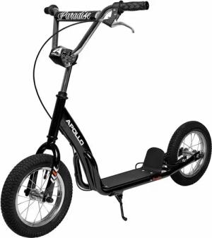 Apollo Scooter Retro Scooter Paradise City Roller mit 12,5 Zoll Luftreifen, Tretroller für Kinder und Jugendliche mit extra breiter Trittfläche