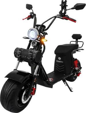 Rolektro E-Motorroller E-Chopper 45, 60V-25,6Ah Lithium-Akku, 3000 Watt, 3500 W, 45 km/h, bis zu 54 km Reichweite, mit USB-Anschluss und integr. Alarmanlage