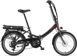 Telefunken E-Bike Faltrad Kompakt F810, 7 Gang Shimano Shimano Tourney Schaltwerk, Kettenschaltung, Frontmotor, 374,4 Wh, Pedelec, Elektrofahrrad für Damen u. Herren