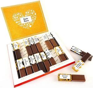 SURPRISA Aufkleber Set 'Danke' für Merci Schokolade, individuelles Geschenk, um Danke zu sagen
