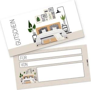 itenga Grußkarten itenga Geschenkgutschein Hotel / Übernachtung Postkarte zum Ausfüllen