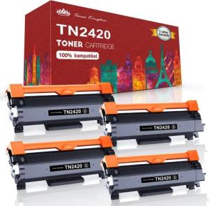 Toner Kingdom Tonerpatrone TN2420 TN2410 für Brother HL-L2350DW MFC-L2710DW DCP-L2530DW