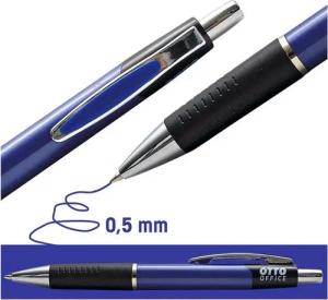 Otto Office Kugelschreiber KS4, mit Druckmechanik und Taschenclip