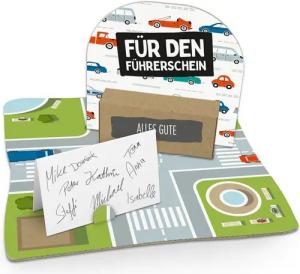 itenga Grußkarten itenga Geldgeschenkverpackung Für den Führerschein (Motiv 146) Bodenpl