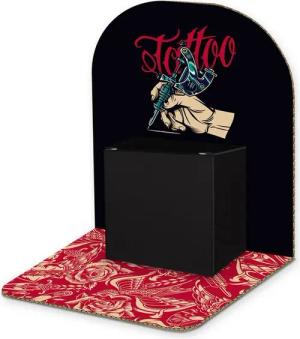 itenga Grußkarten itenga Geldgeschenkverpackung Basic Tattoo I Aufsteller Würfel (Motiv