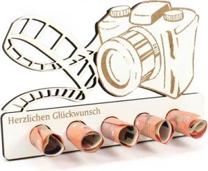 Dekolando Geschenkkarte Geschenk Kamera Fotografie Hobbyfotografen Geldgeschenk