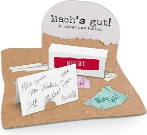 itenga Grußkarten itenga Geldgeschenkverpackung Abschied machs gut (Motiv 147) Bodenplat
