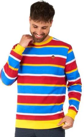 Opposuits Kostüm OppoSuits – Sesamstraße Ernie Pullover, Ikonisch gestreifter Pulli von Ernie aus der Sesamstraße