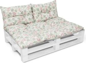 Amilian Stuhlkissen - Bankauflage - Gartenbankauflage - 80x120cm + 2 x 40x60cm, 3er Set - Gartenbankauflage - Pallettensitzkissen - Bankkissen