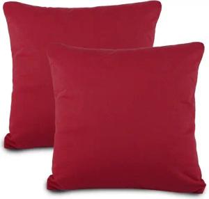 aqua-textil Kissenbezüge Classic Line Kissenbezüge Kissenhüllen 2er Set 40x40cm bordeaux