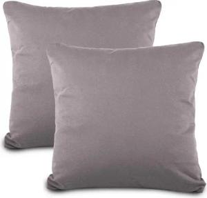 aqua-textil Kissenbezüge Classic Line Kissenbezüge Kissenhüllen 2er Set 45x45cm dunkelgrau